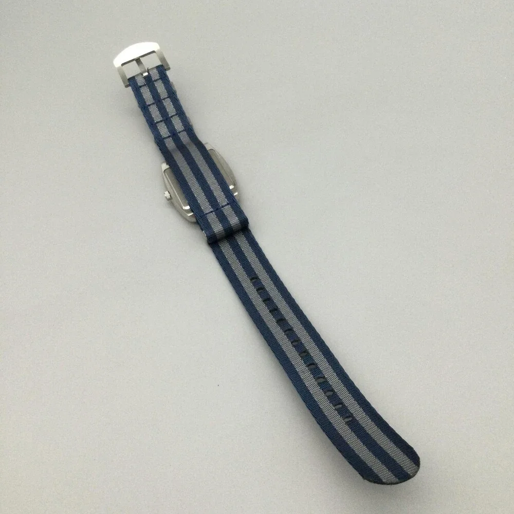 Game Time John Elway Mens Sport Watch 33mm Blue Dial Silver Tone New Battery